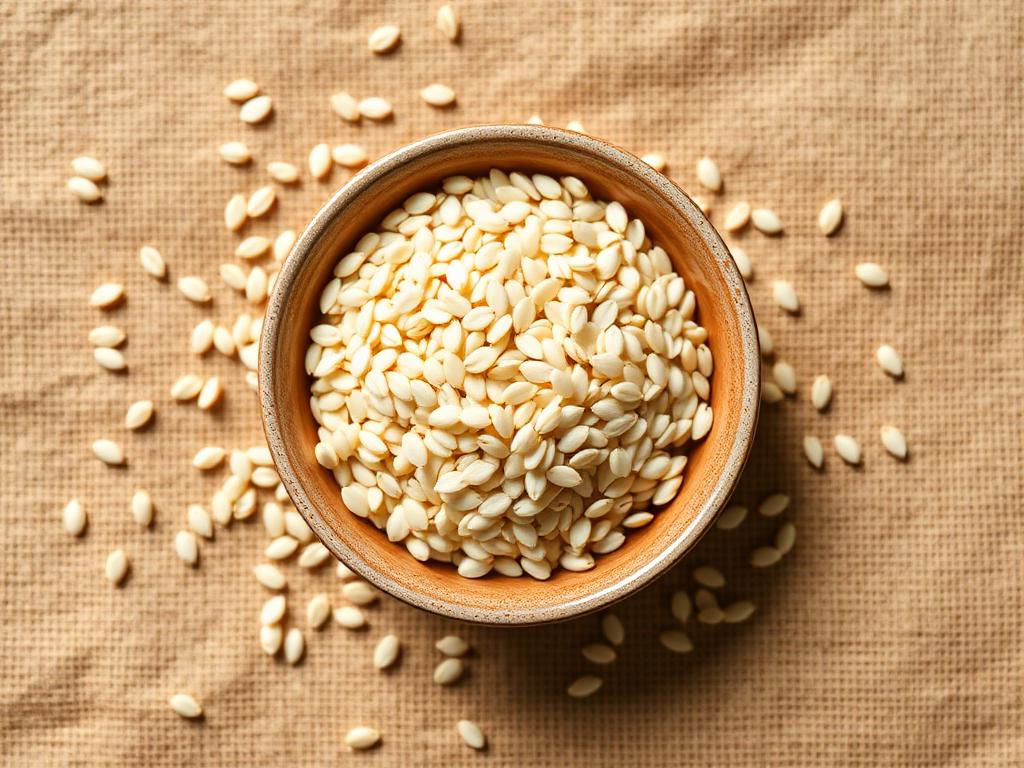 Hulled White Sesame Seeds — export grade from Gujarat, India
